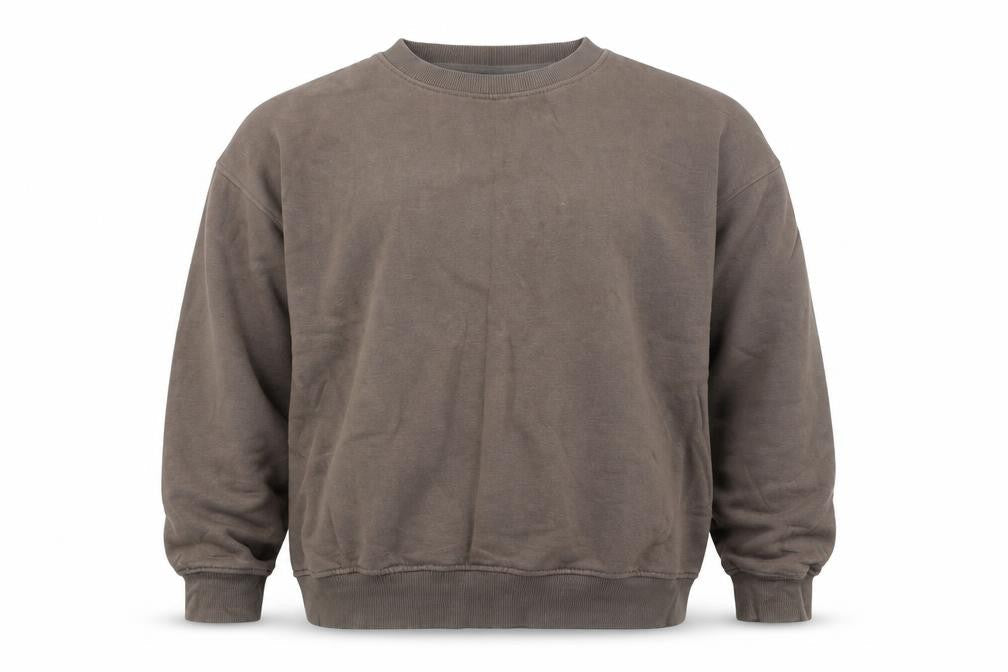 Cotton On Men's Brown Crew Neck Pullover Sweatshirt Size S