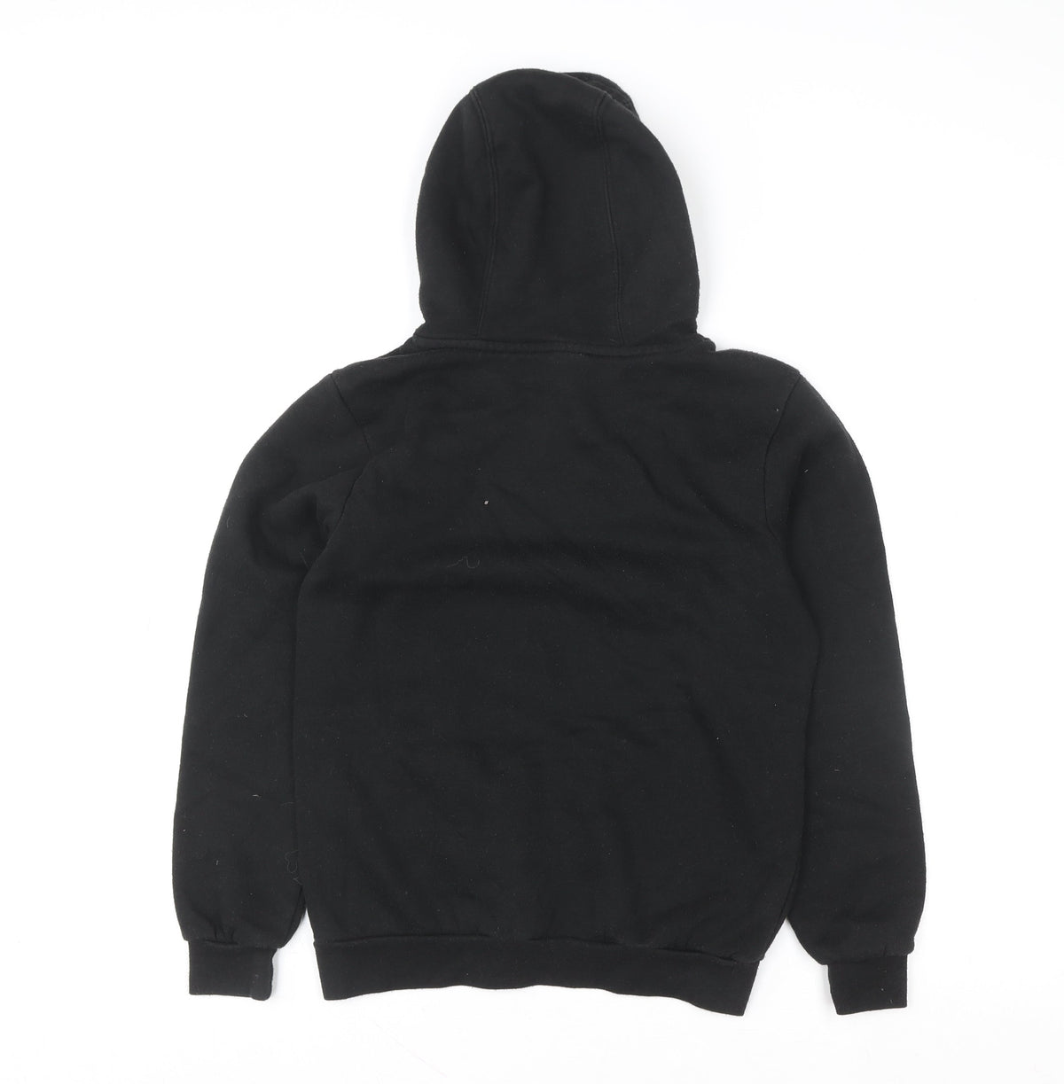 Slazenger Boys Black Pullover Hoodie 13 Years Cotton Blend Casual