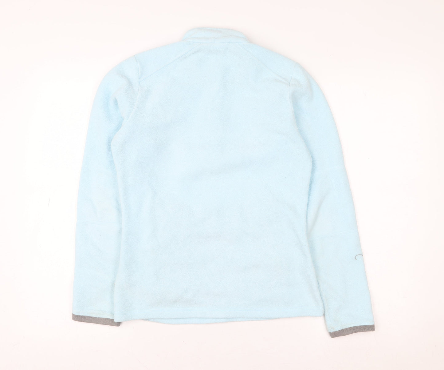 Decathlon Creations Women's Blue XS 1/2 Zip Fleece Pullover Sweatshirt