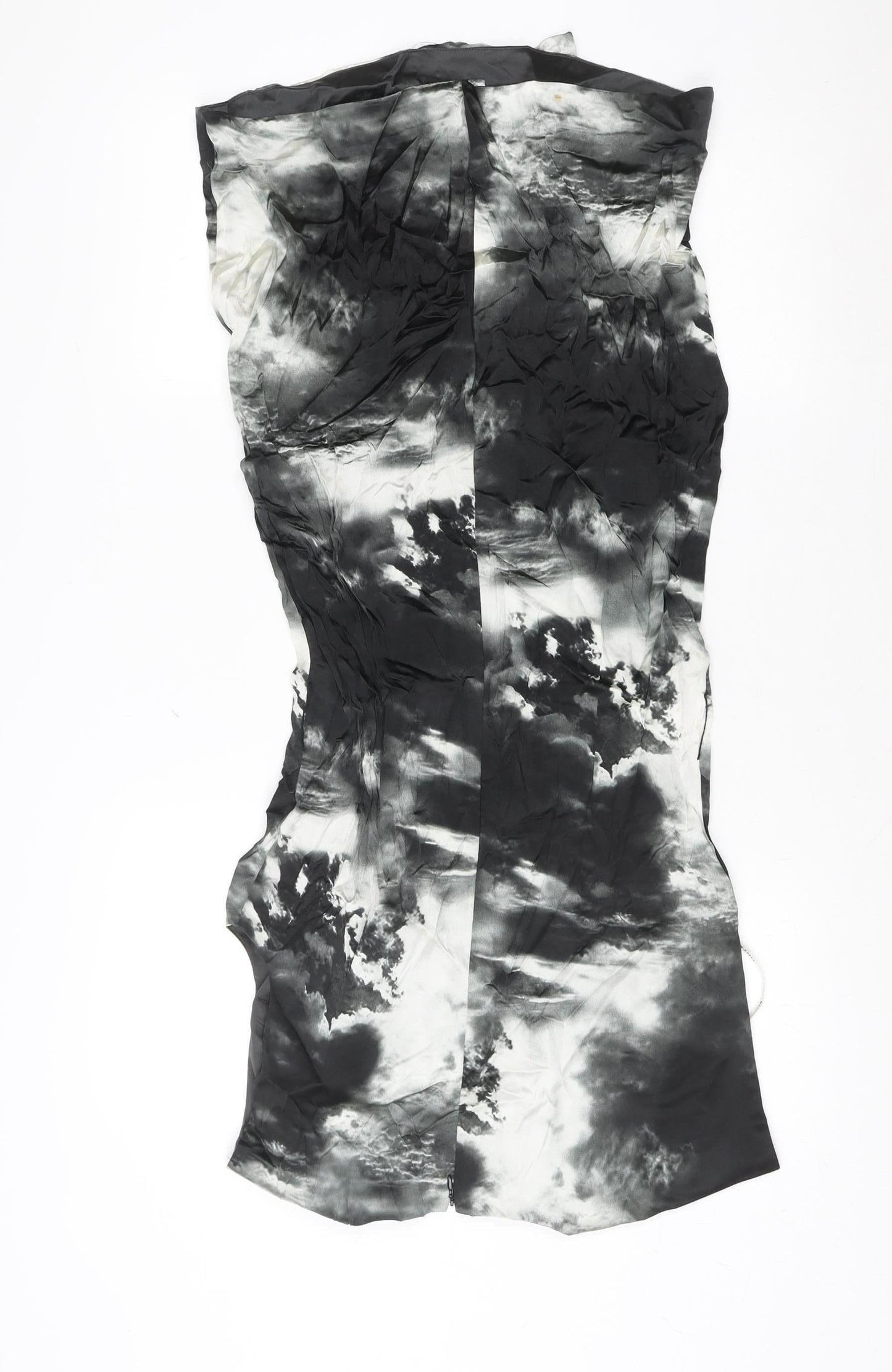 Karen Millen Women's Multicoloured Silk Bodycon Dress Size 10