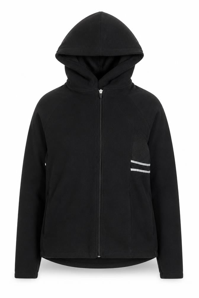 Next Women's Black Hooded Track Jacket Size 12 Regular Fit