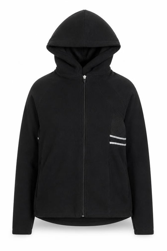 Next Women's Black Hooded Track Jacket Size 12 Regular Fit
