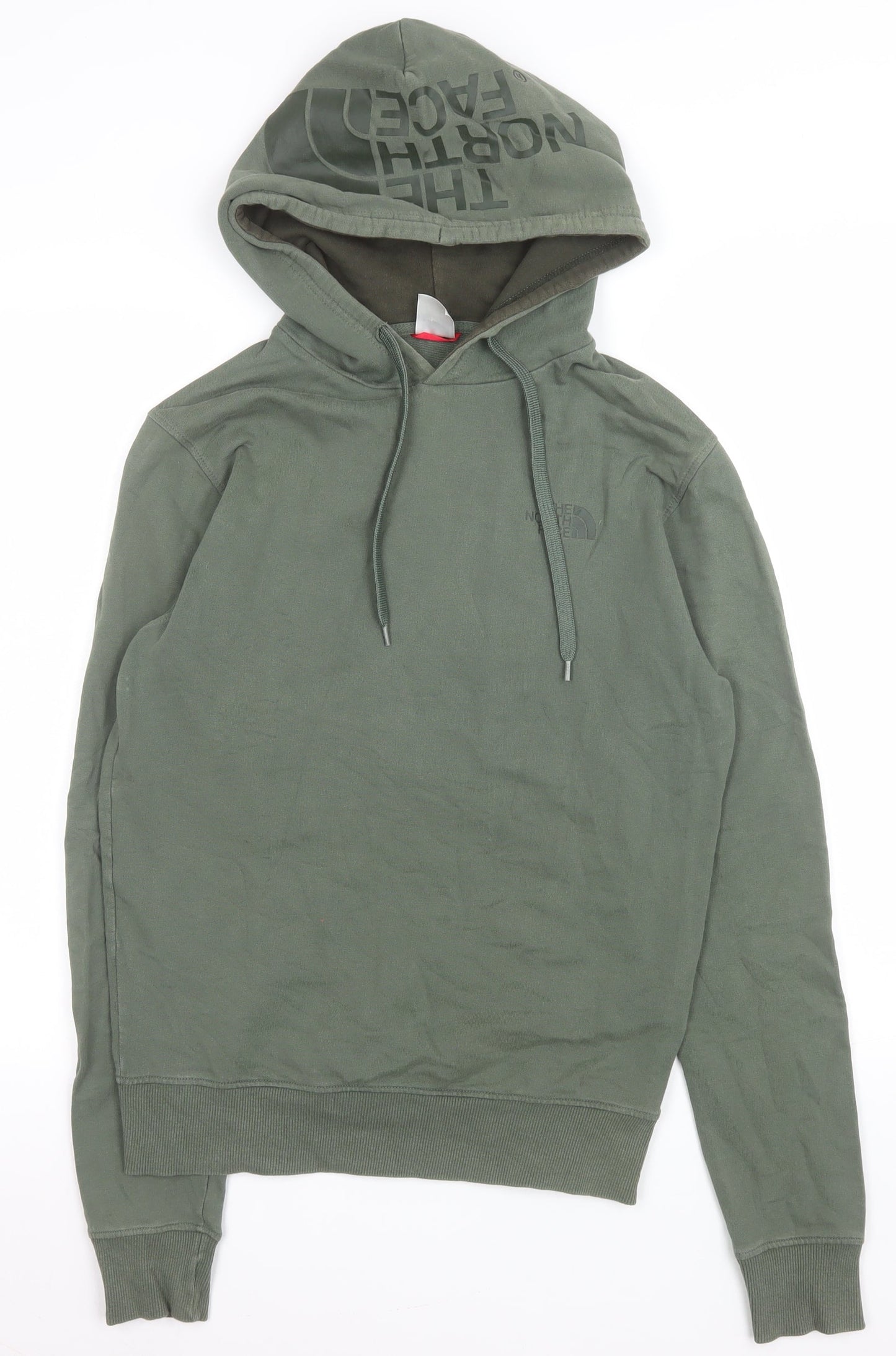 The North Face Men's Green Pullover Hoodie XS Regular Fit