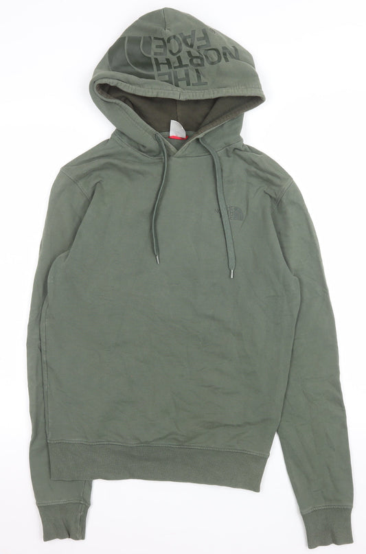 The North Face Men's Green Pullover Hoodie XS Regular Fit