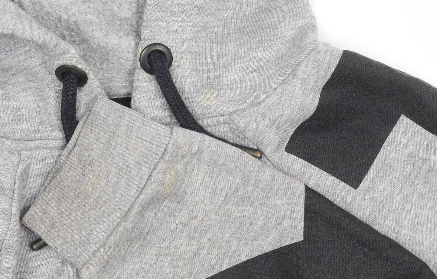 Ivy Park Womens Grey Hoodie, Size M, Logo Print, Casual Style