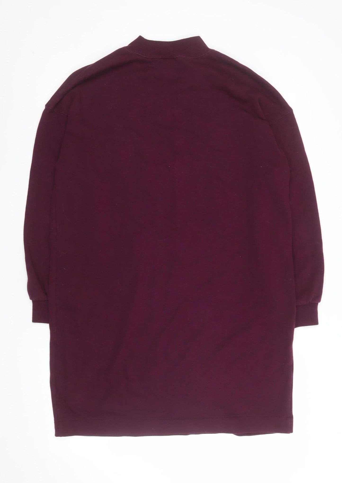 GAP Men's Purple Long Sleeve Crew Neck Cotton Blend T-Shirt Size M