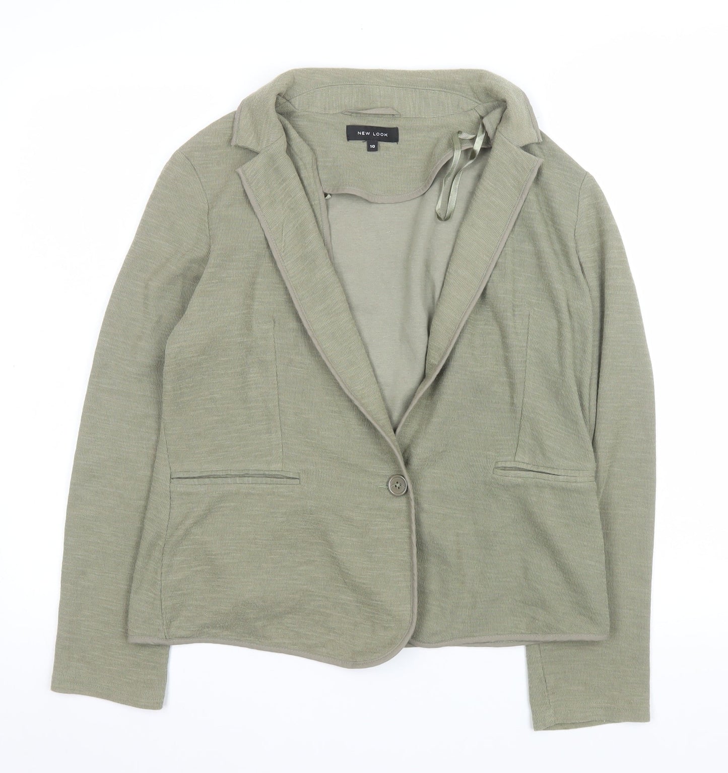 New Look Women’s Green Size 10 Regular Blazer Jacket