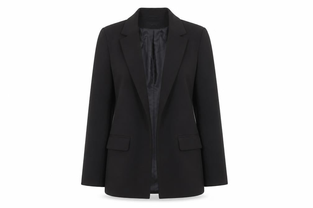 New Look Women Black Size 12 Slim Fit Single-Breasted Blazer