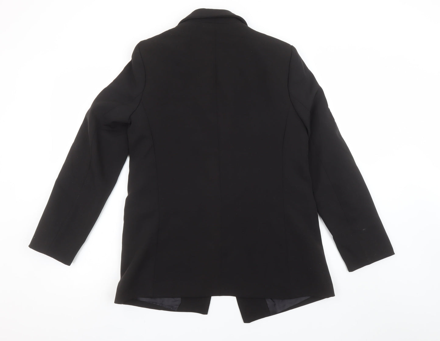 New Look Women Black Size 12 Slim Fit Single-Breasted Blazer