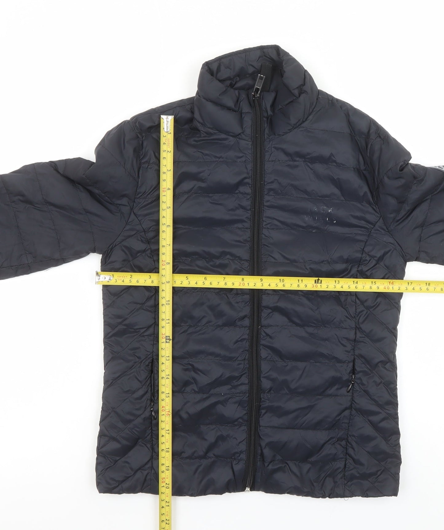 Jack Wills Women's Blue Size 8 Puffer Jacket Lightweight Quilted Coat