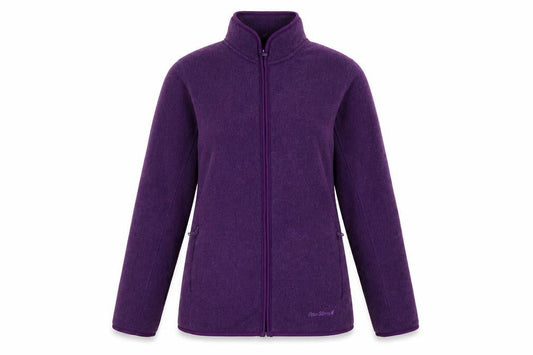 Peter Storm Women's Purple Fleece Full Zip Mid-Length Jacket Size 12