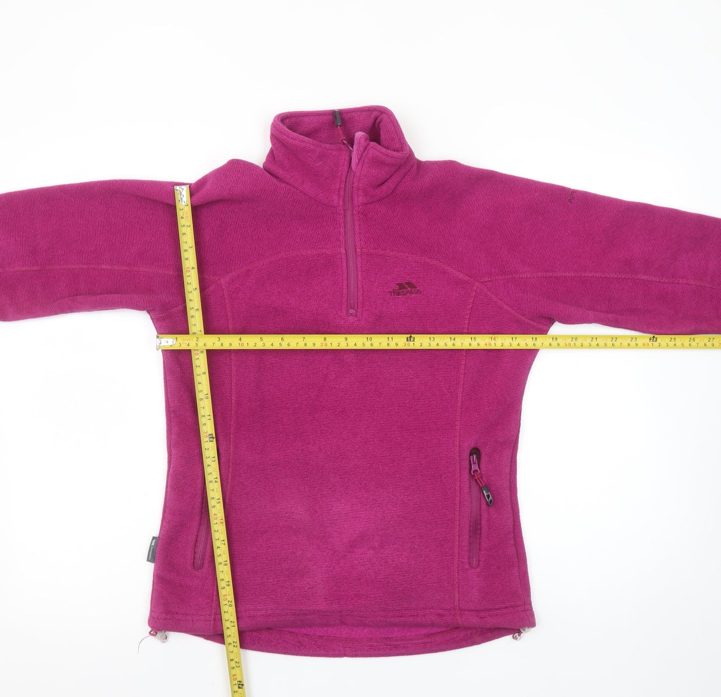 Trespass Womens XS Pink 1/2 Zip Fleece Pullover Sweatshirt