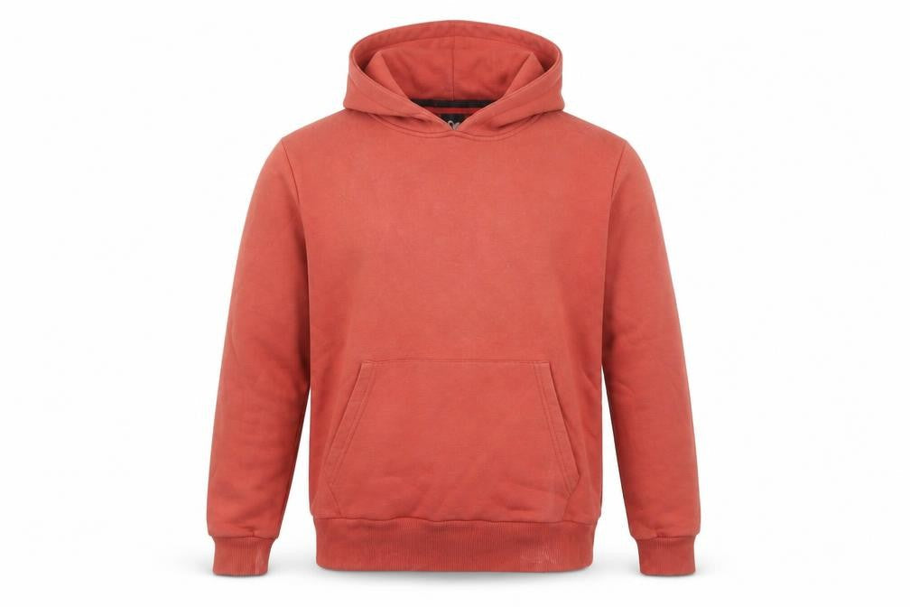 Gray New York Men's Red Pullover Hoodie S Graphic Print Cotton Blend
