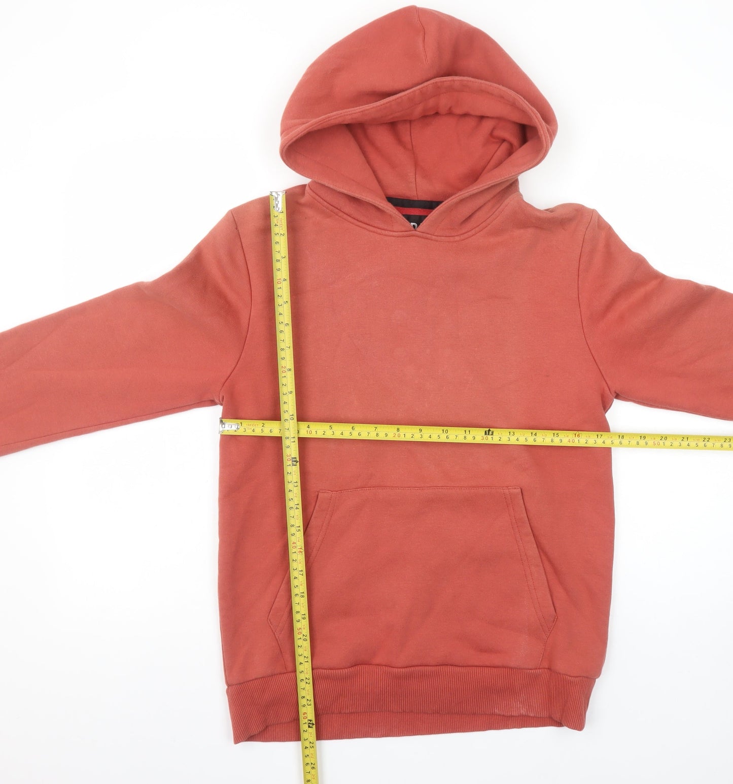 Gray New York Men's Red Pullover Hoodie S Graphic Print Cotton Blend