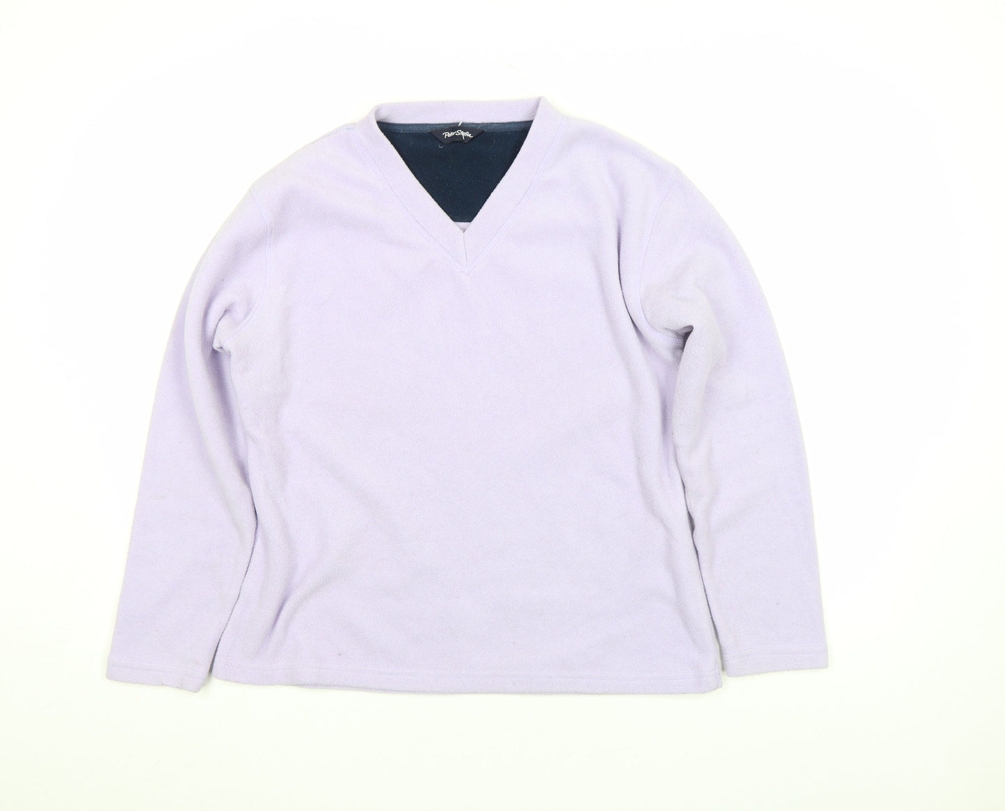 Peter Storm Women Lilac Fleece Pullover Sweatshirt Size 14