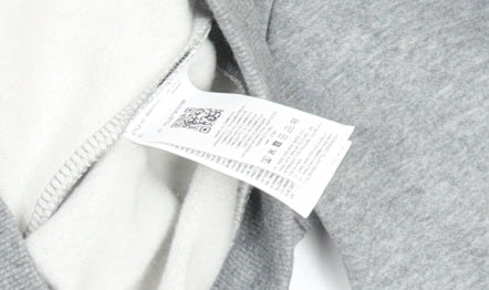 Puma Boys Grey Full Zip Hoodie Size 146 Fleece Logo Sportswear