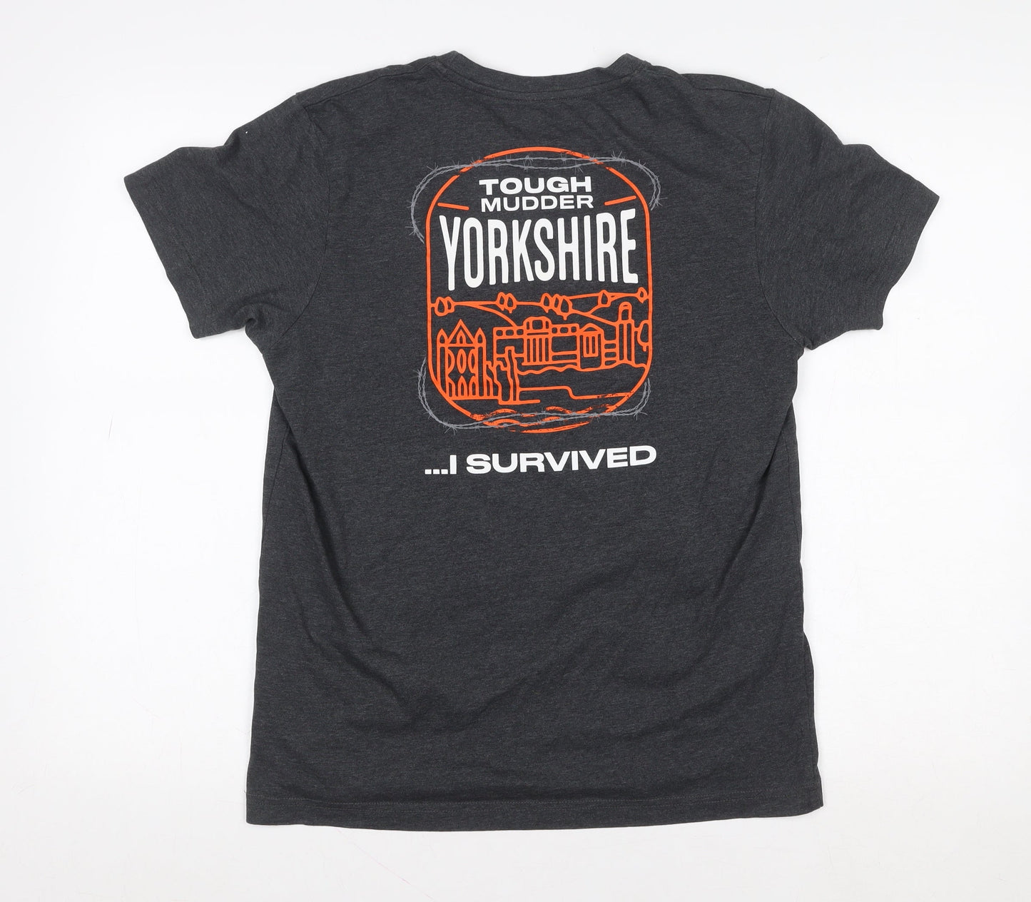 Spartan Women's Grey Tough Mudder T-Shirt Size S Casual Sportswear