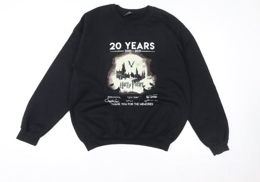 Gildan Women’s Black Medium Harry Potter 20 Years Pullover Sweatshirt