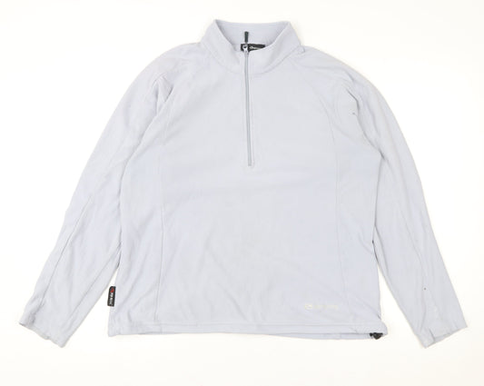 Sprayway Women’s Grey Fleece Half Zip Outdoor Jacket UK 16