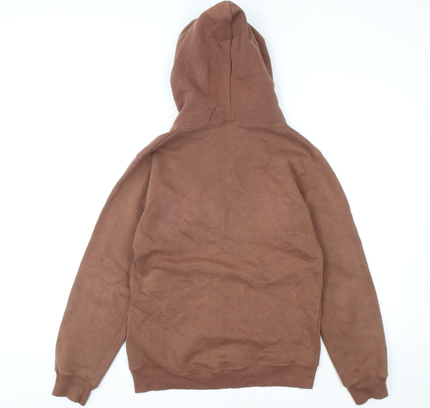 Bay State Apparel Womens Brown Small Zip Hoodie Jacket Boston Print