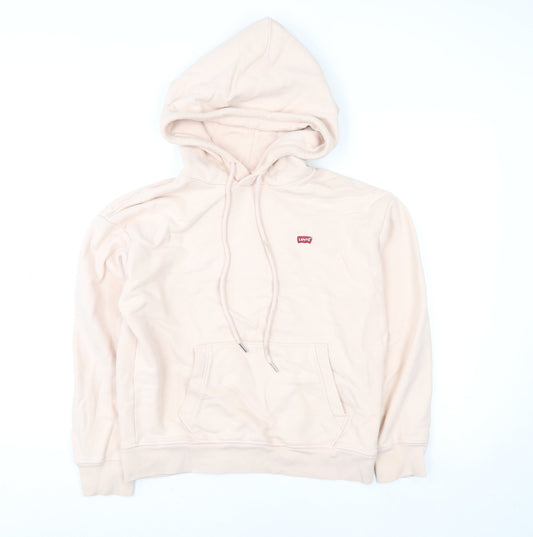 Levi's Women's Beige XS Pullover Hoodie 100% Cotton Casual