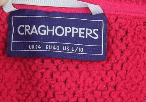 Craghoppers Women’s Pink Fleece Full Zip Jacket UK 14