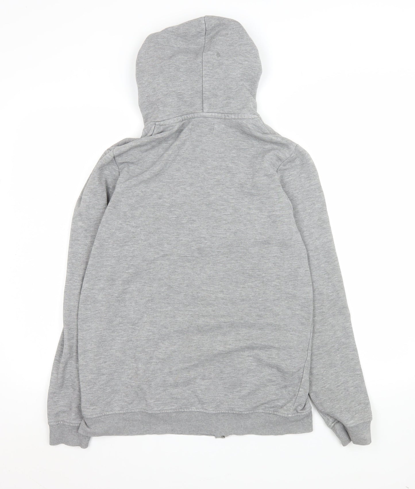 Jack & Jones Men's Grey Basic Full Zip Hooded Jacket Size S