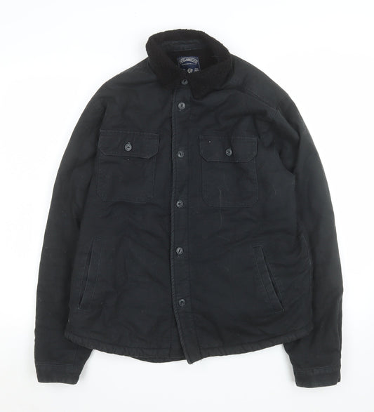 Tokyo Laundry Men's Black Cotton Lined Insulated Jacket Size M