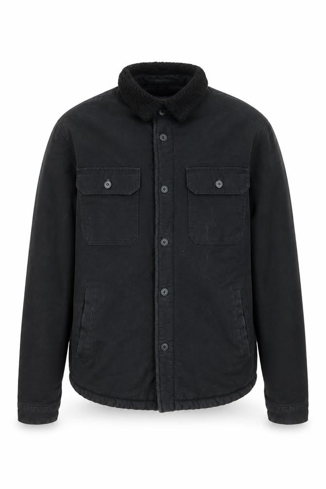 Tokyo Laundry Men's Black Cotton Lined Insulated Jacket Size M
