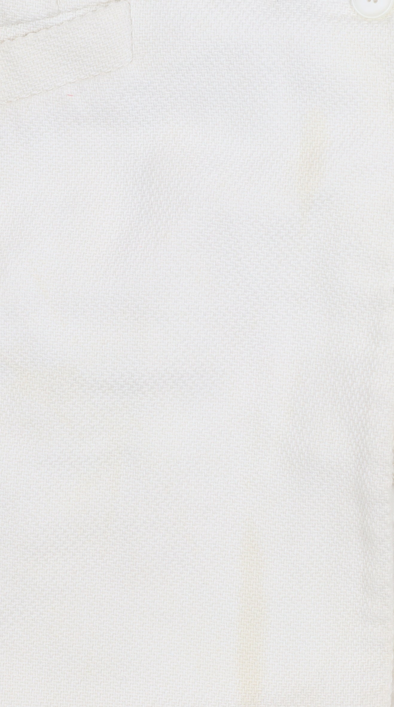Reiss Women Ivory Cotton Long Overcoat Size S