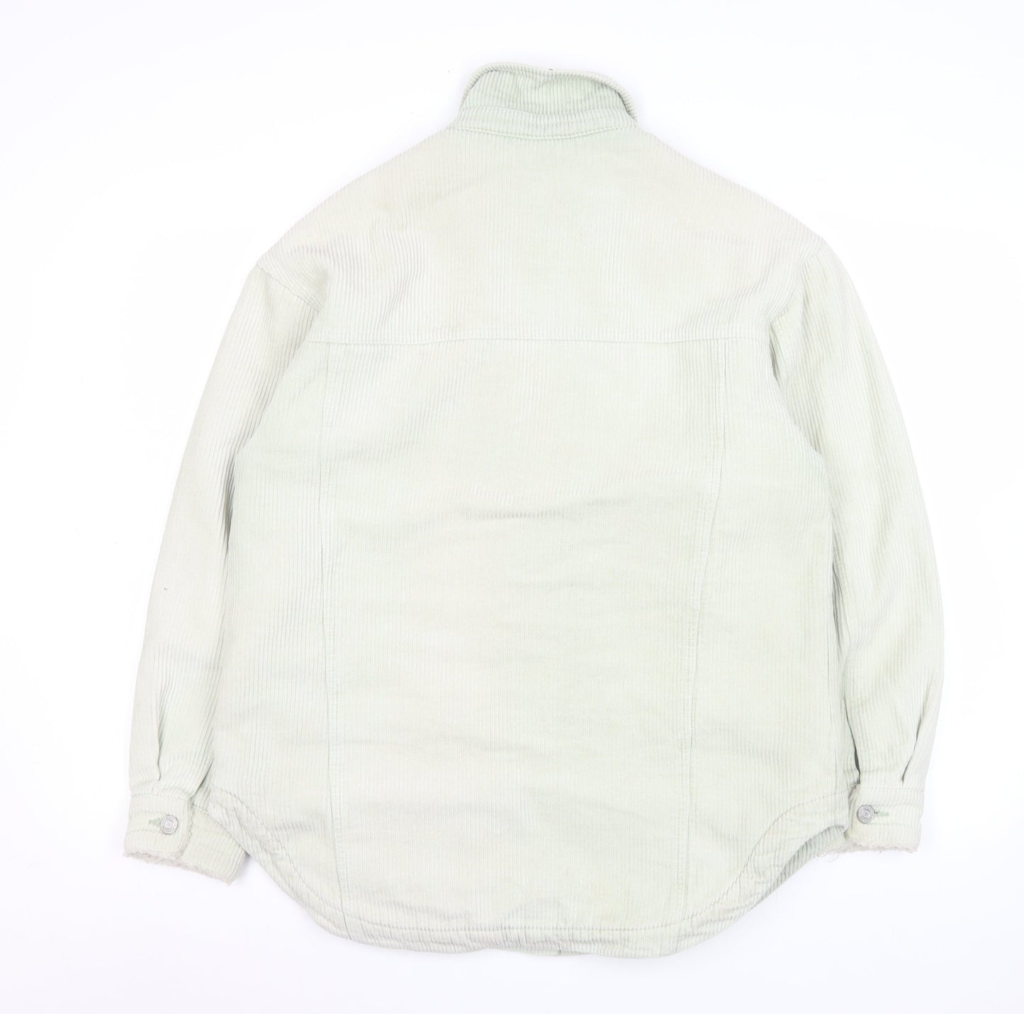 Missguided Women’s Beige Corduroy Sherpa Lined Jacket Size 6
