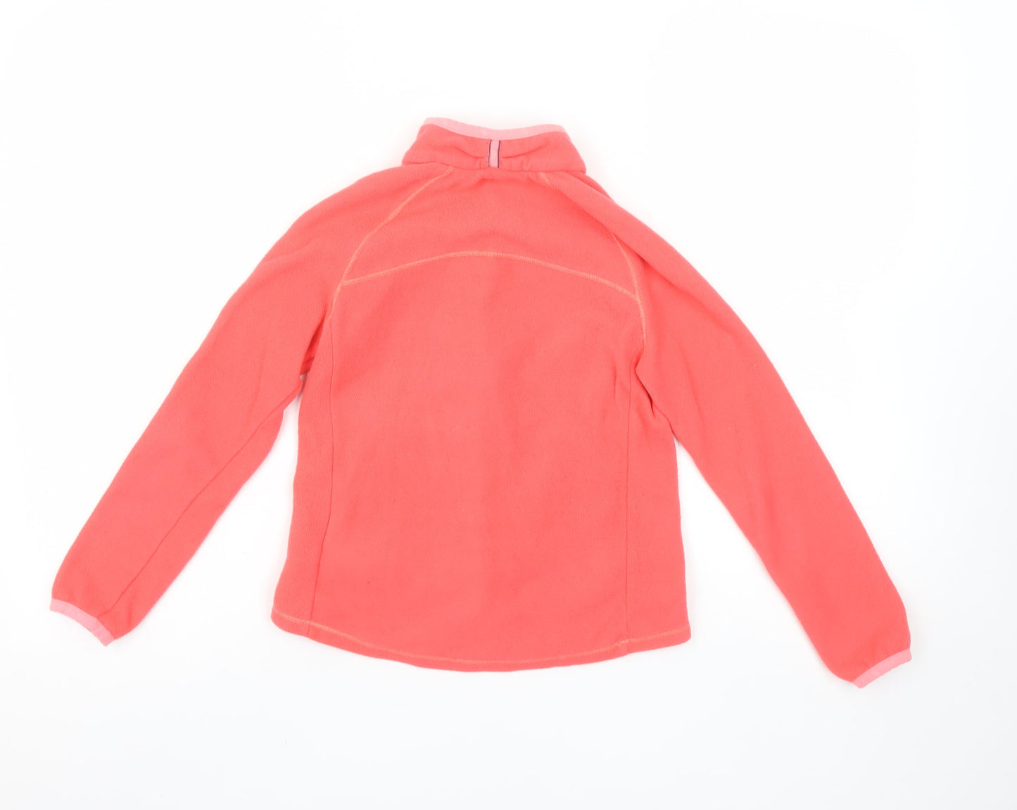 Quechua Girls Pink Fleece Full Zip Jacket 8 Years Lightweight Outdoor