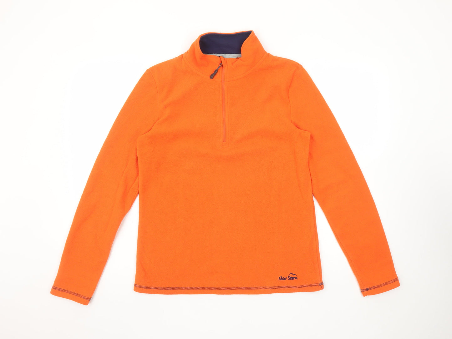 Peter Storm Women's Orange 1/2 Zip Fleece Sweatshirt Size 12
