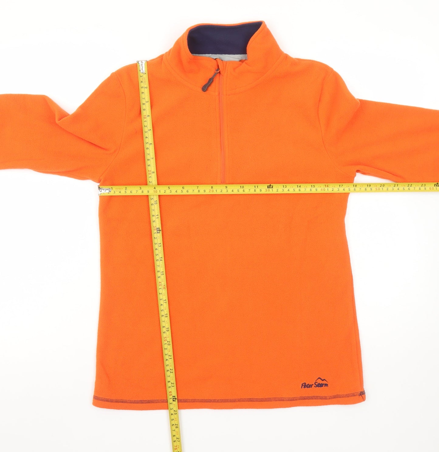 Peter Storm Women's Orange 1/2 Zip Fleece Sweatshirt Size 12