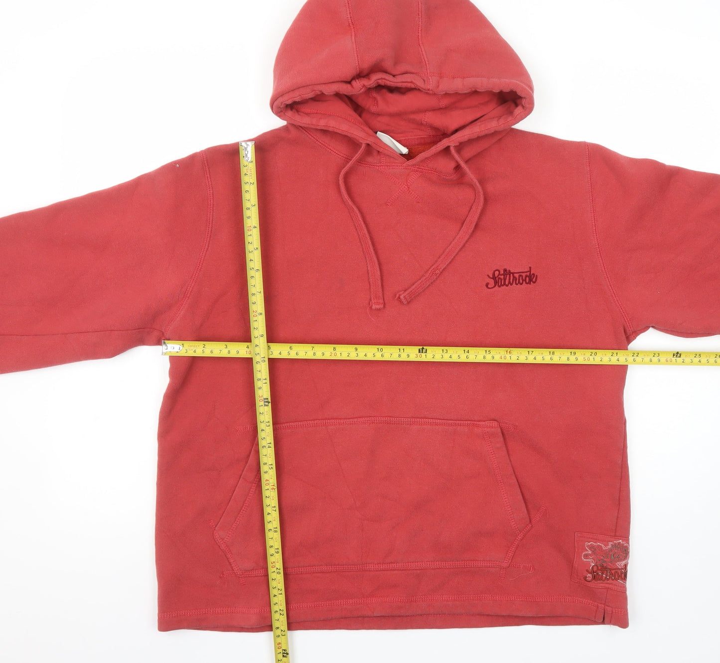 Saltrock Womens Red Pullover Hoodie Small Cotton Blend Casual
