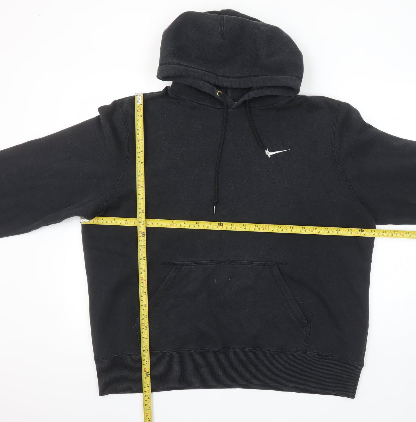 Nike Women's Black Pullover Hoodie Size L Cotton Blend Casual