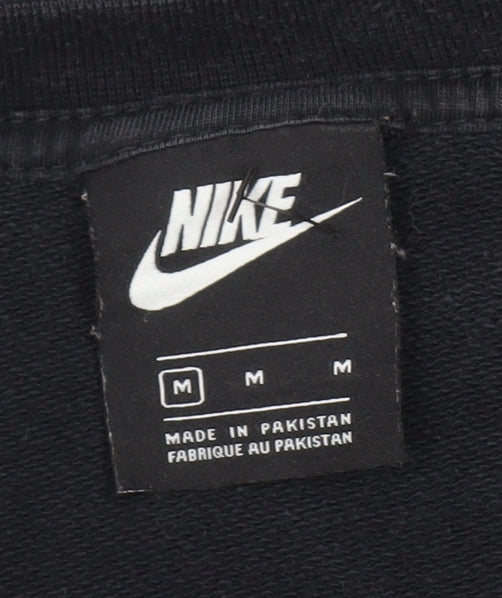 Nike Women's Black Crew Neck Pullover Sweatshirt Size M