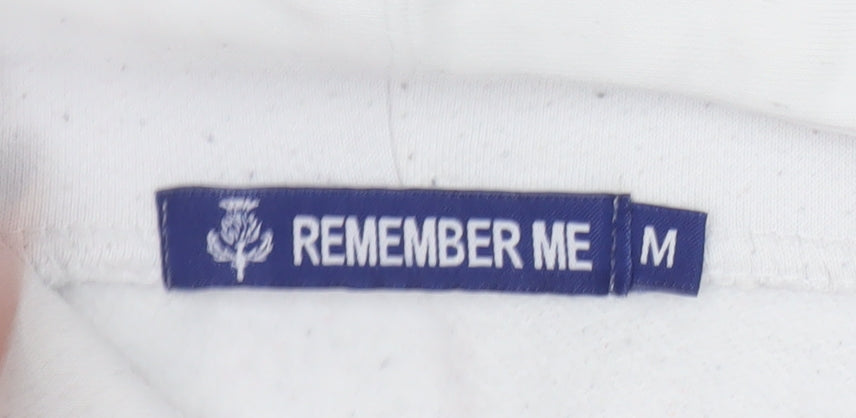 Remember Me Women's White Scotland Hoodie Size M