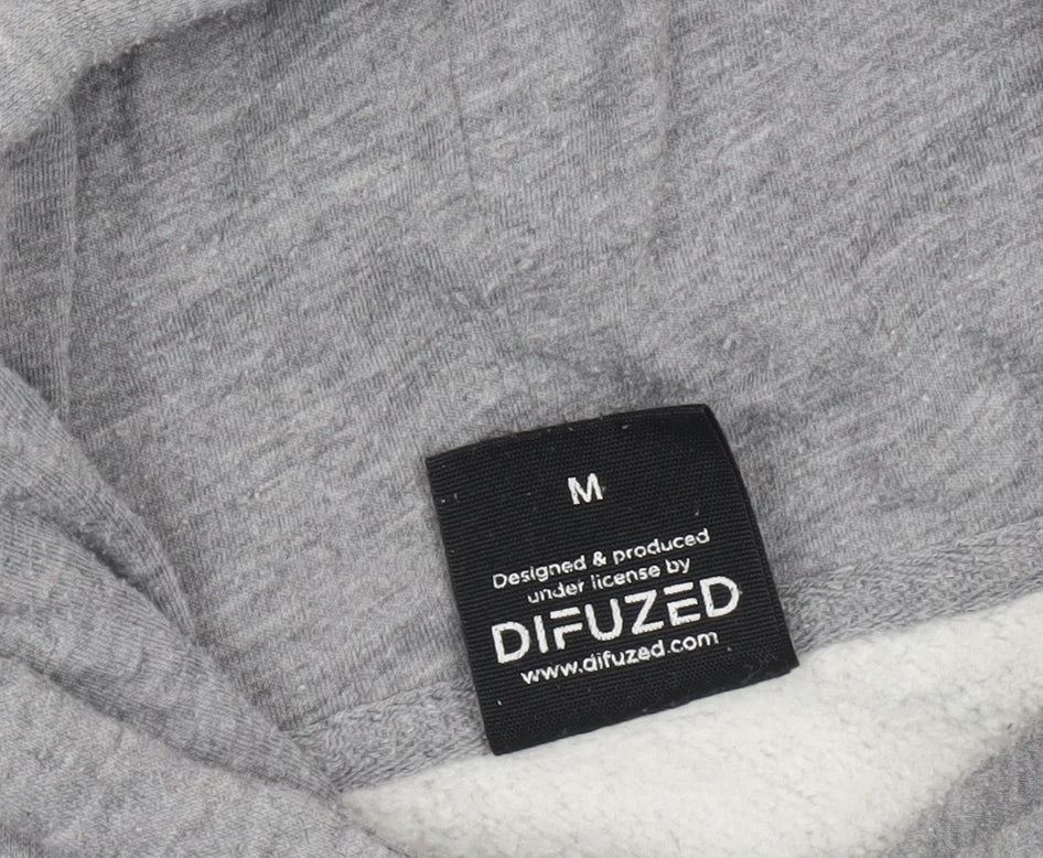 Difuzed Men’s Grey PlayStation Pullover Hoodie Medium Regular Fit