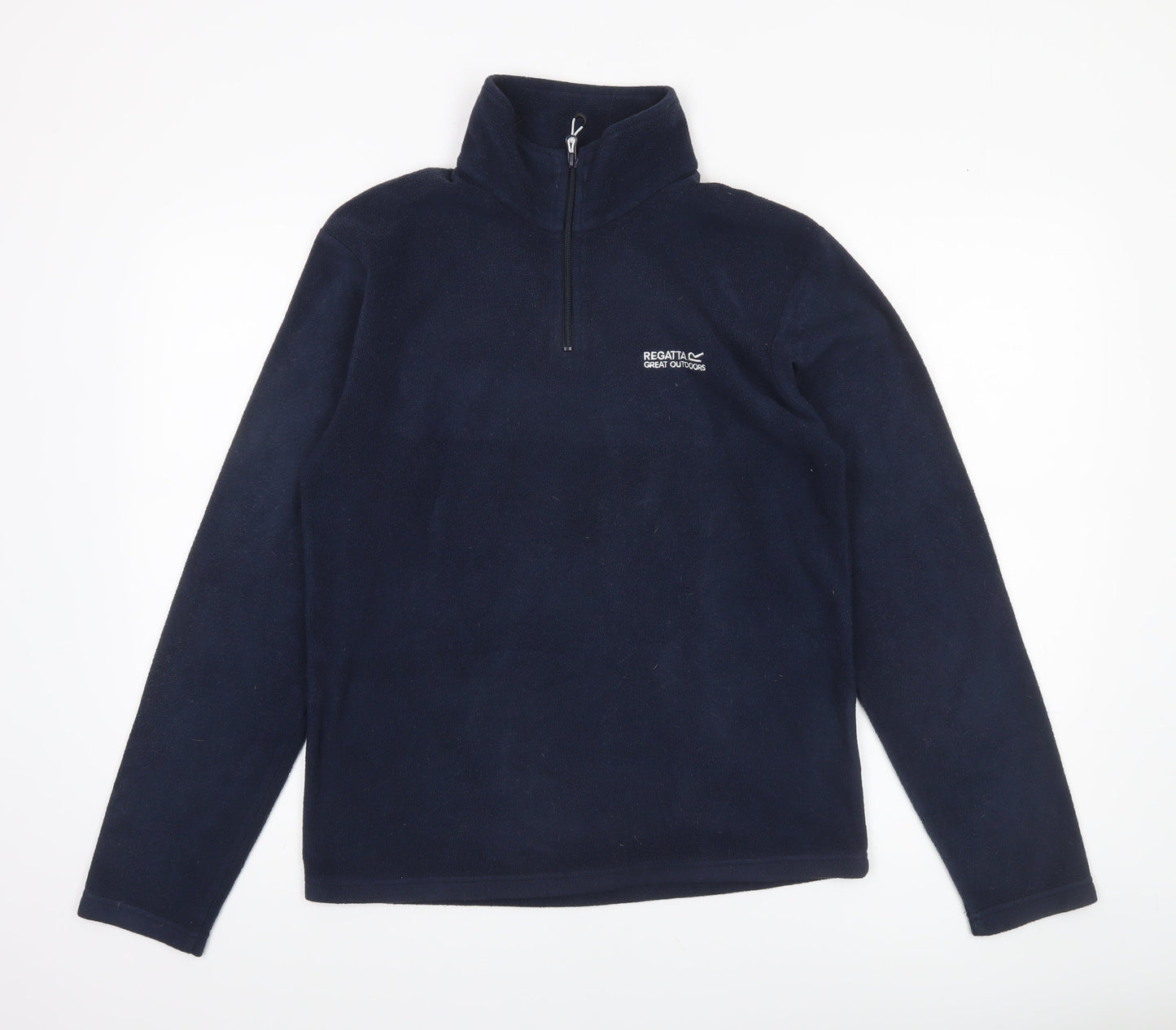 Regatta Men’s Blue Fleece 1/4 Zip Pullover Sweatshirt Size S