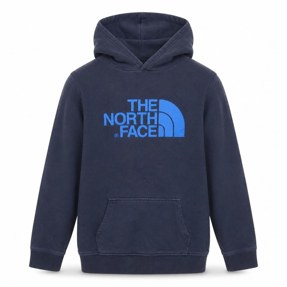 The North Face Boys Blue XL Pullover Hoodie Sweatshirt Cotton Logo