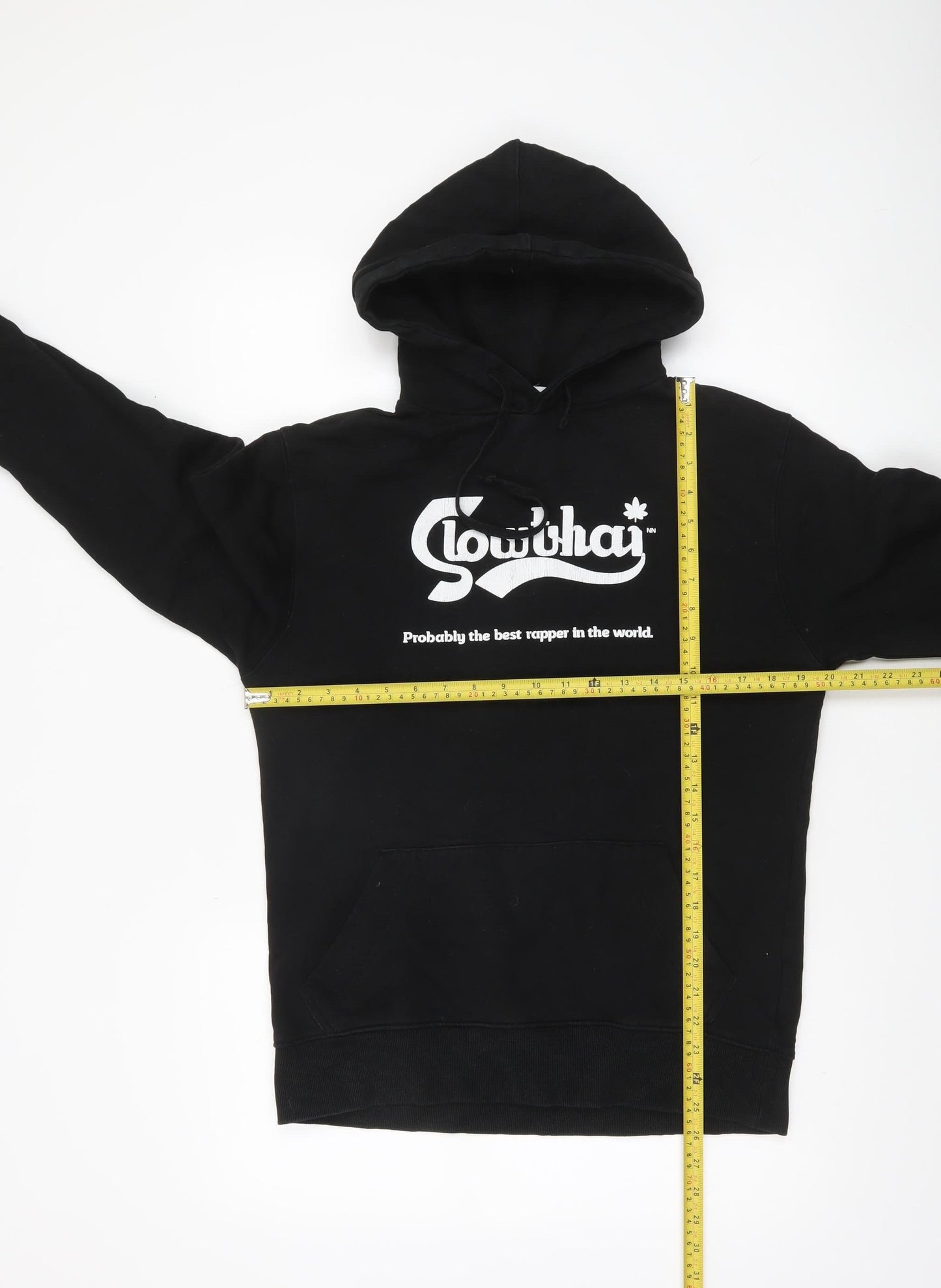 Blanks Factory Men's Black Pullover Hoodie S Graphic Print