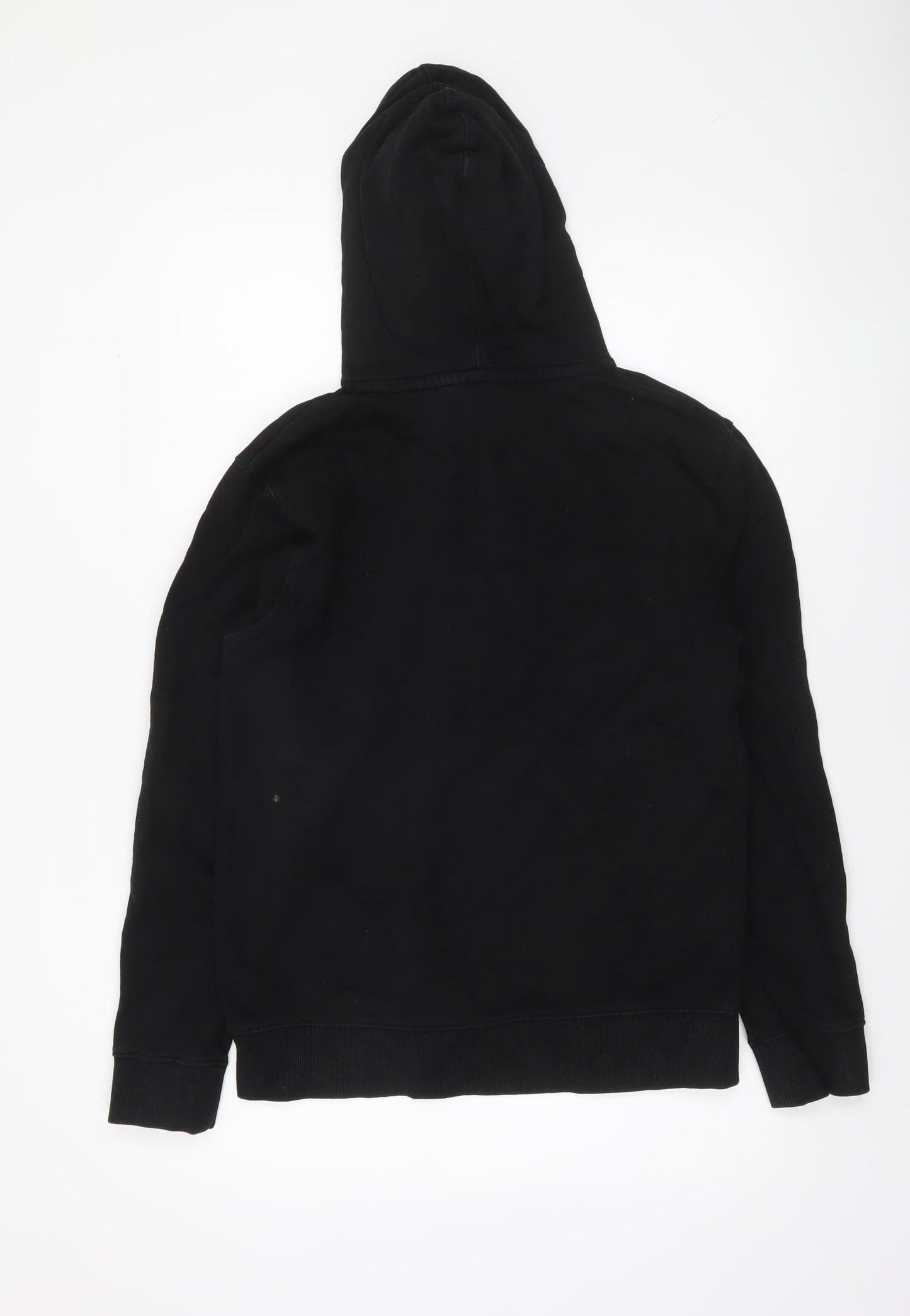 Blanks Factory Men's Black Pullover Hoodie S Graphic Print