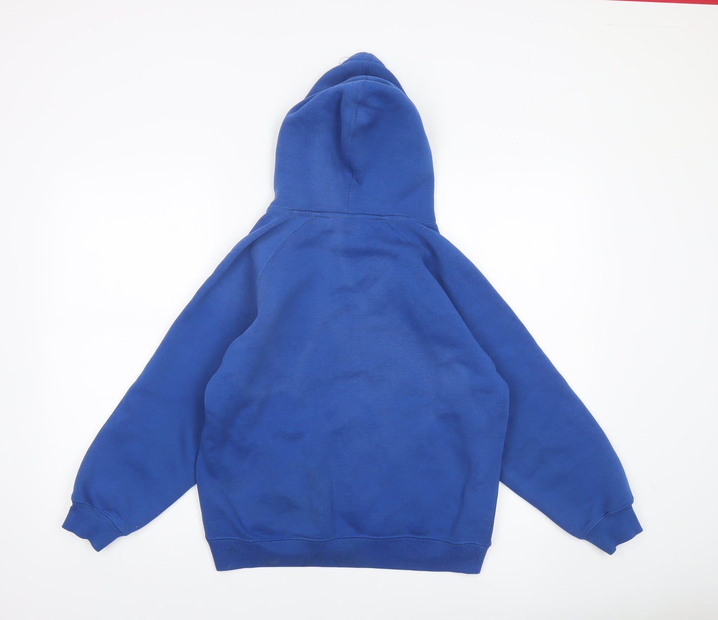 Papini Boys Blue Pullover Hoodie XS Cotton Blend Hooded Sweatshirt
