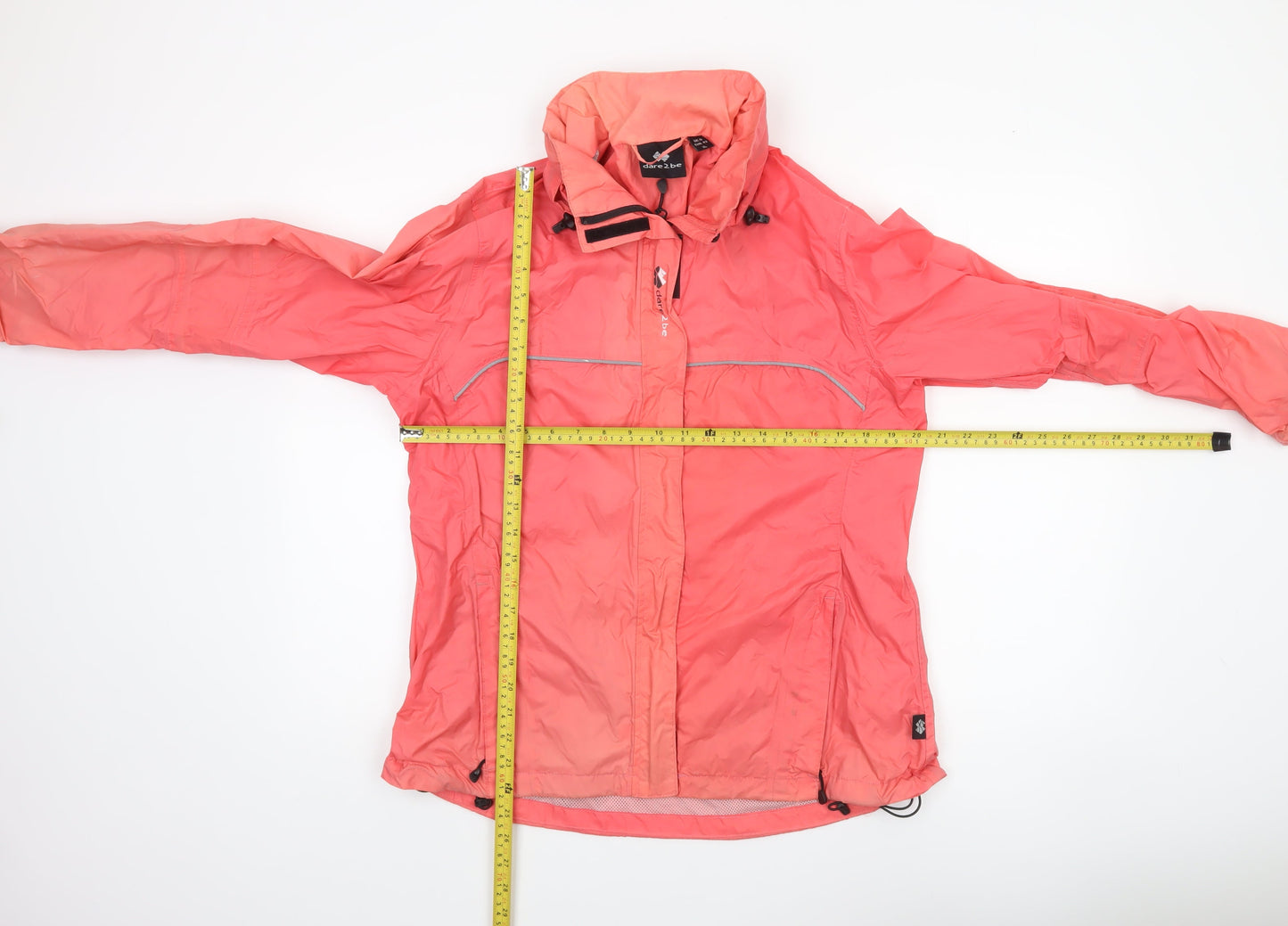 Dare 2b Women's Pink Waterproof Hooded Rain Jacket Size 16