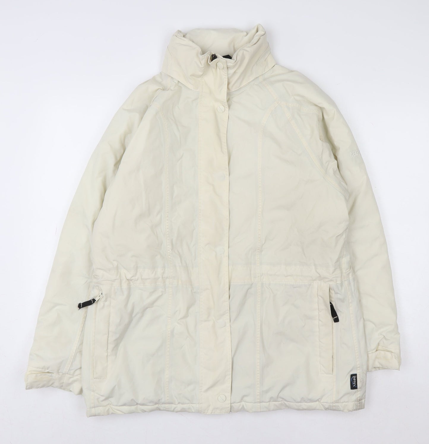 Regatta Womens Ivory Waterproof Parka Jacket Size 12