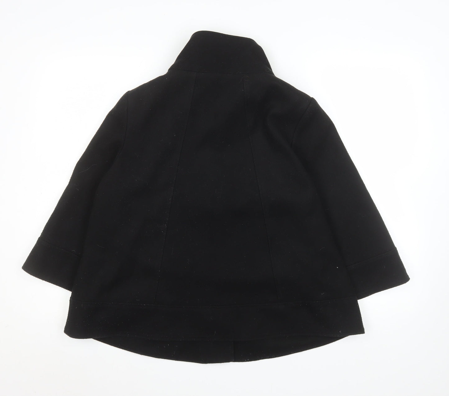 Be Beau Women's Black Size 14 Biker Jacket with Zip Details
