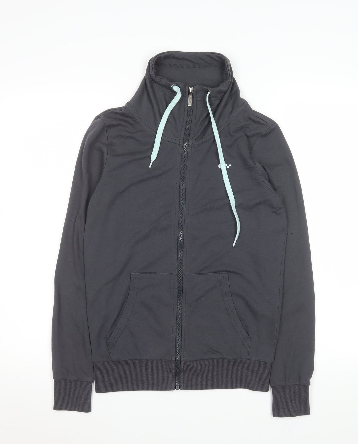 ONLY PLAY Women's Black Track Jacket Size S Full Zip Activewear