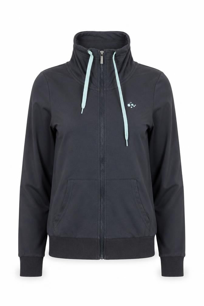 ONLY PLAY Women's Black Track Jacket Size S Full Zip Activewear