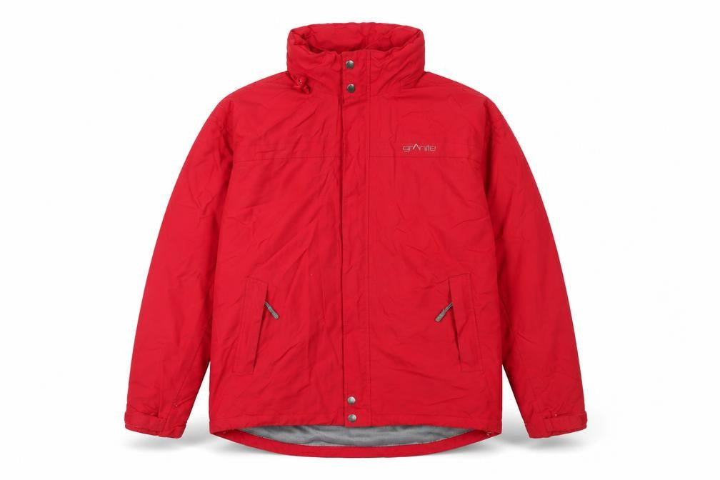 Granite Men Red XL Waterproof Outdoor Rain Jacket Daniel B